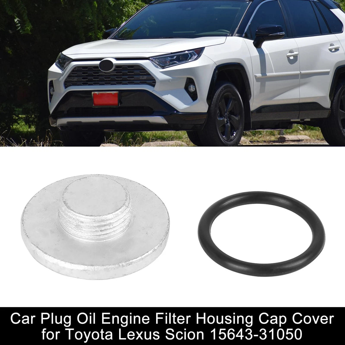Car Plug Oil Engine Filter Housing Cap Cover for Toyota Lexus Scion