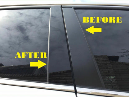 Pillar Post Covers 8PCS Door Trim for Toyota Highlander (2020–2022)