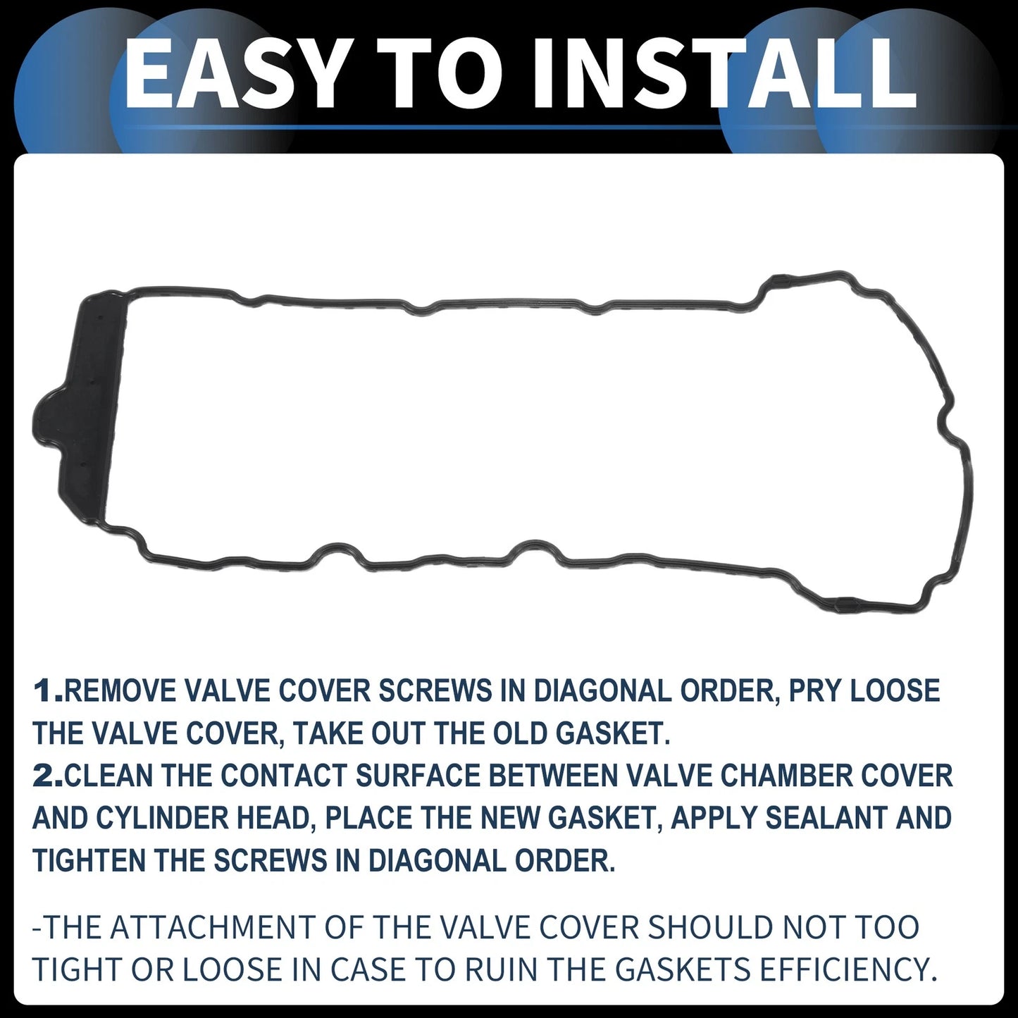 Valve Cover Gasket for Chevrolet Camaro (2010 - 2012)