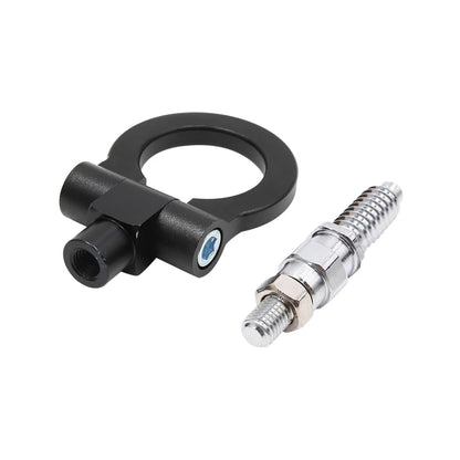 Trailer Ring Eye Towing Hook Screw Black Aluminum Alloy for BMW E Series