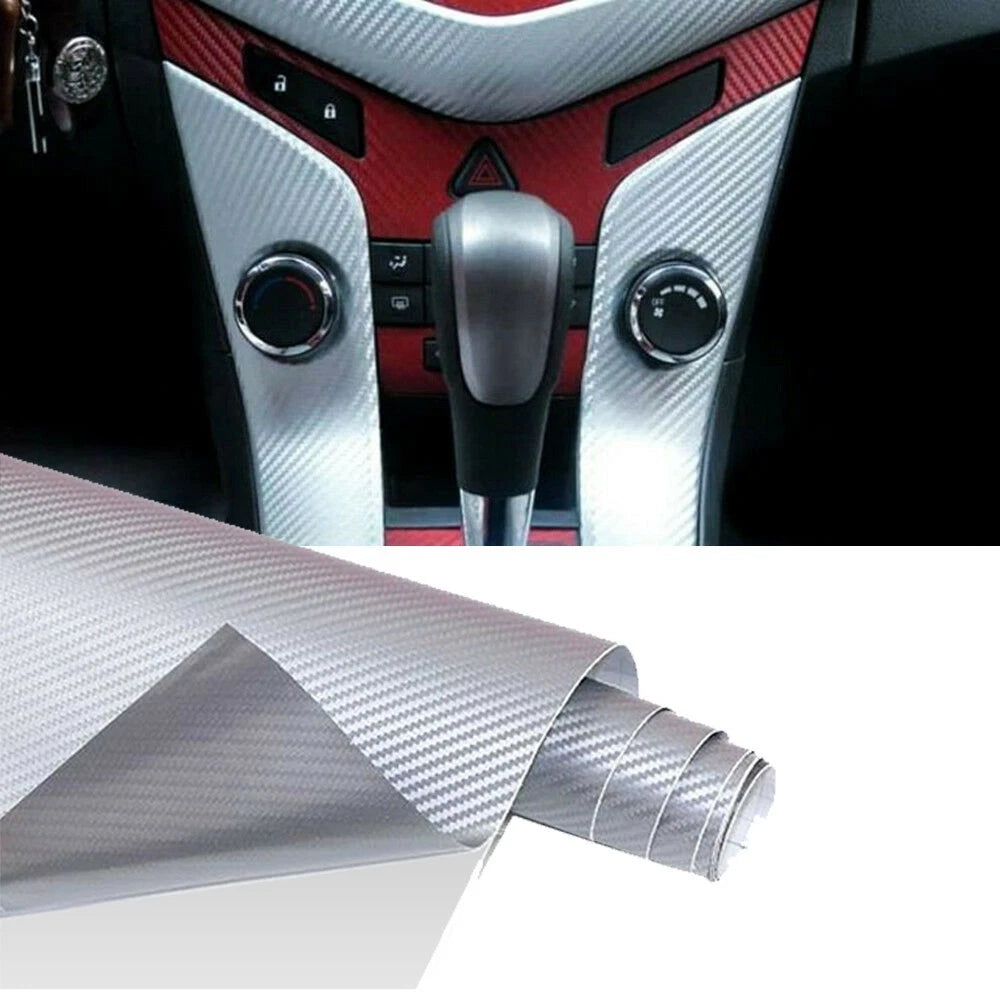Car Carbon Fiber Sticker 50x12Inch