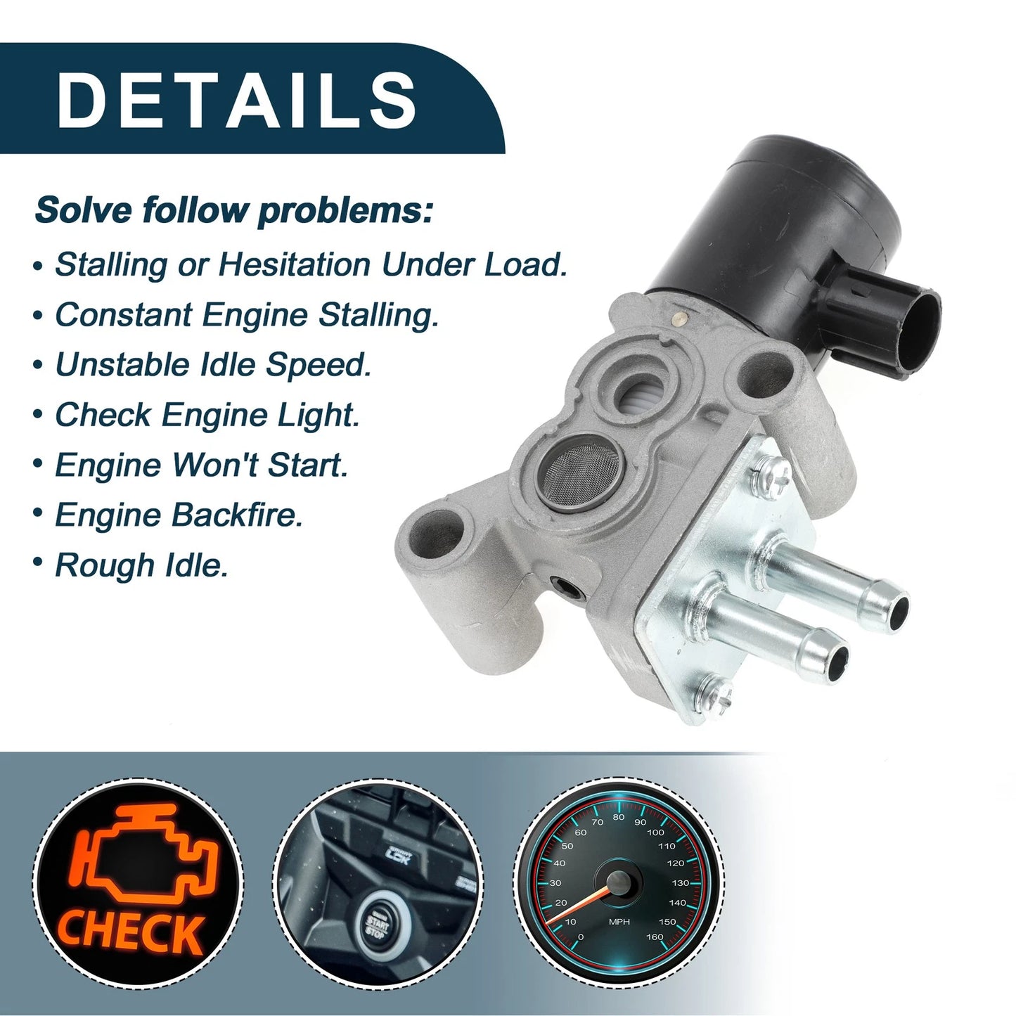 Idle Air Control Valve for Acura Integra (1992-2001)