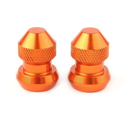 Orange Tire Valve Stems Dust Covers for Car Auto Wheel Accessories
