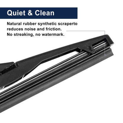 10" Rear Windshield Wiper Blade Arm Set for Mini Mini (2006-2013)
