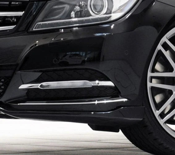 Chrome Front Bumper Moulding Cover for Mercedes Benz W204 (2011-2014)