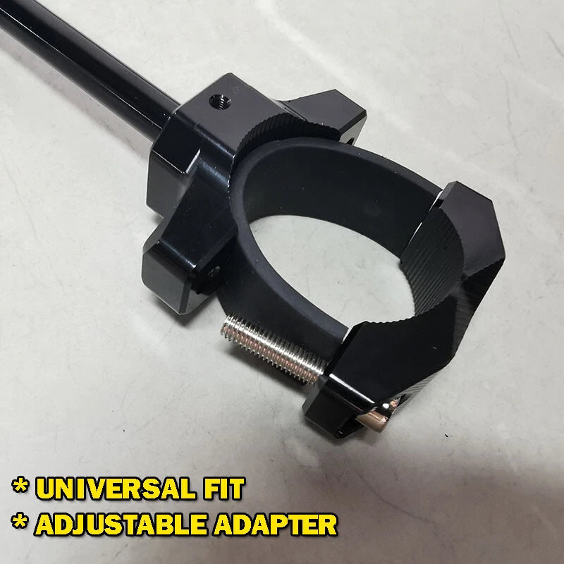 Universal Motorcycle Luggage Rack Mount for Yamaha - American USA Flag Pole