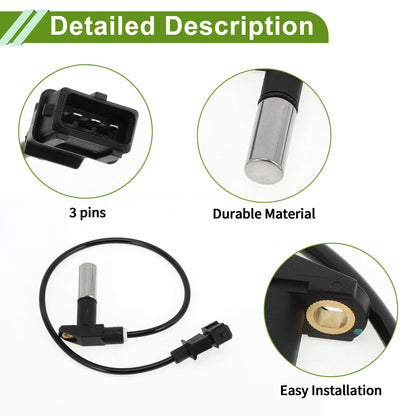 Crankshaft Position Sensor for BMW 325 2.7 (1986-1987) 1 x Black