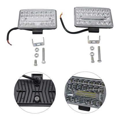 Rectangular Car LED Light 3x5 inch 60W