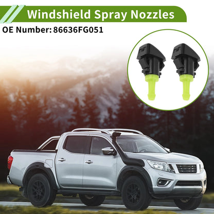 Windshield Washer Nozzle & Hose Connector for Subaru (2008-2014)