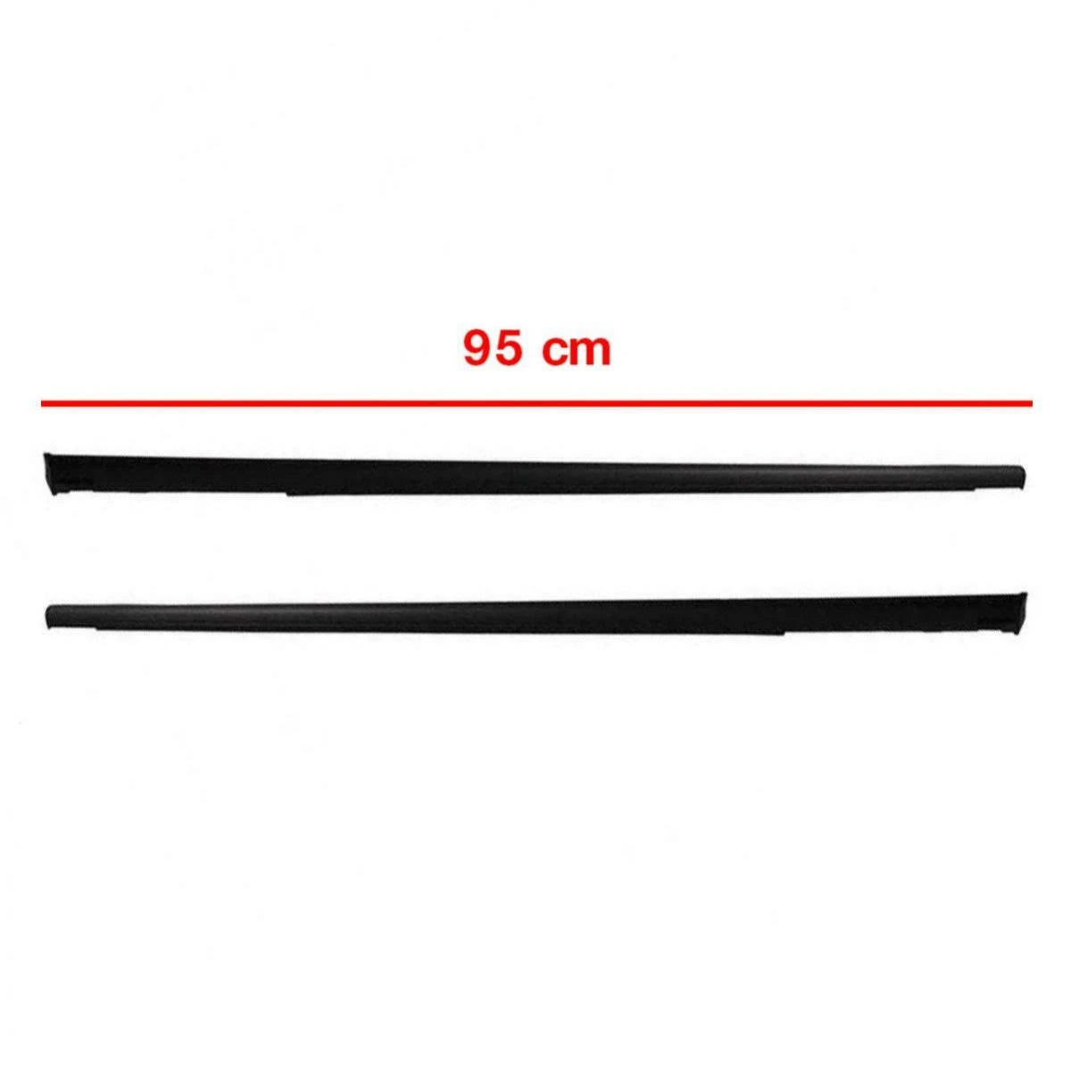 Pair Rear Outer Weatherstrip Door Belt Fits Honda Civic EG 4D Sedan 1992-95 EBDE