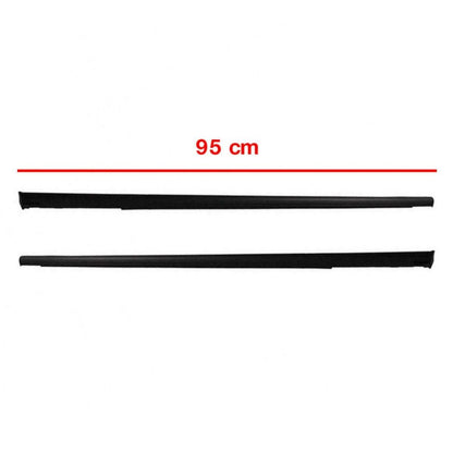 Pair Rear Outer Weatherstrip Door Belt Fits Honda Civic EG 4D Sedan 1992-95 EBDE