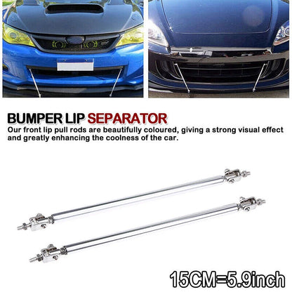 Adjustable Front Bumper Lip Splitter Strut Rod Tie Support Bar for Dodge Charger (2015-2023)