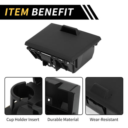 Dashboard Cup Holder for Ford F-250 F-350 F-450 F-550 (2008-2016) Black