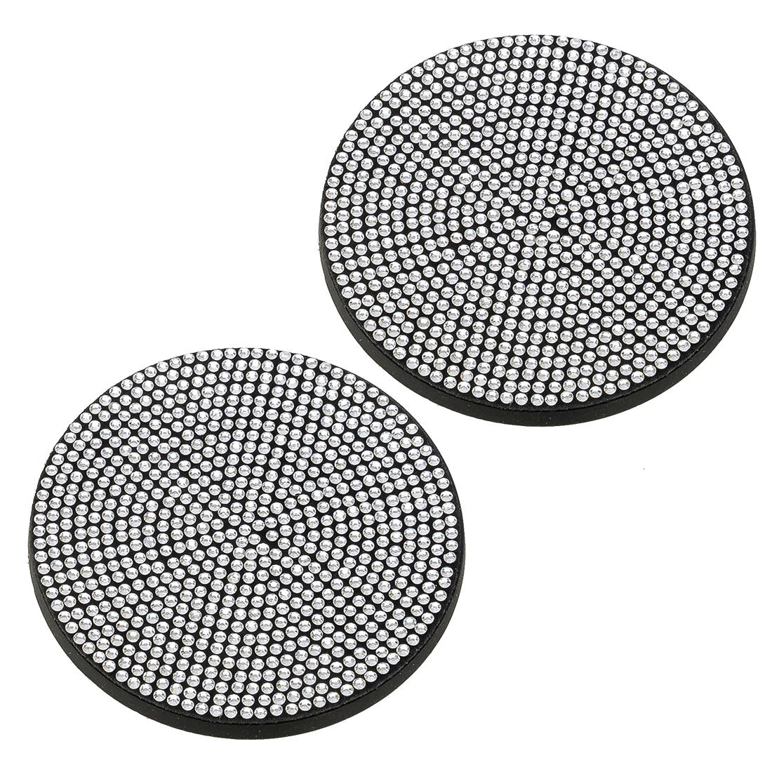 Bling Car Cup Holder Coaster Mats for Universal Auto Interior Accessories
