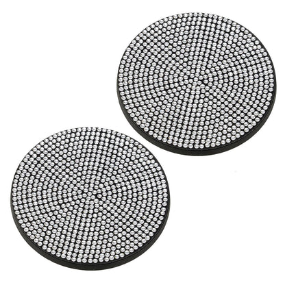 Bling Car Cup Holder Coaster Mats for Universal Auto Interior Accessories