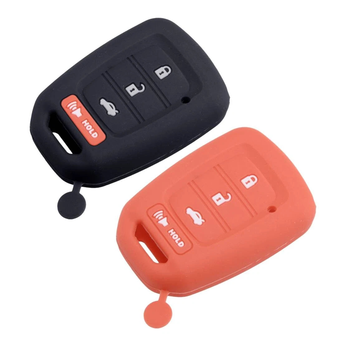 2 x 4 Button Key Cover Housing for Honda Accord Civic CR-V HR-V (2016-2023)