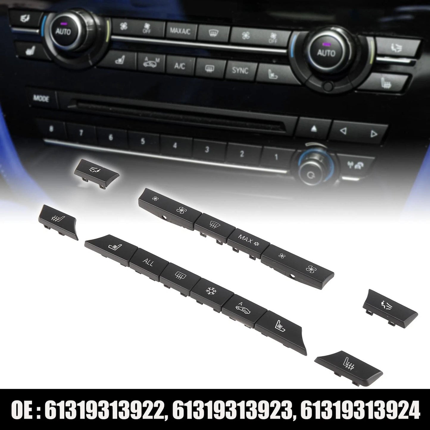 Air Conditioning Switch Button Cover for BMW 535i 528i 520i 550i