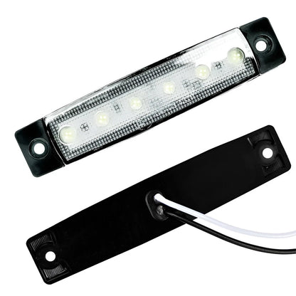 10 x Universal 6 LED Side Marker Indicator Lights for Car
