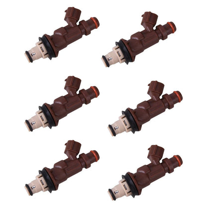 6PCS Fuel Injectors for Toyota Hilux Landcruiser Prado 5VZFE 3.4L (1996-2002)