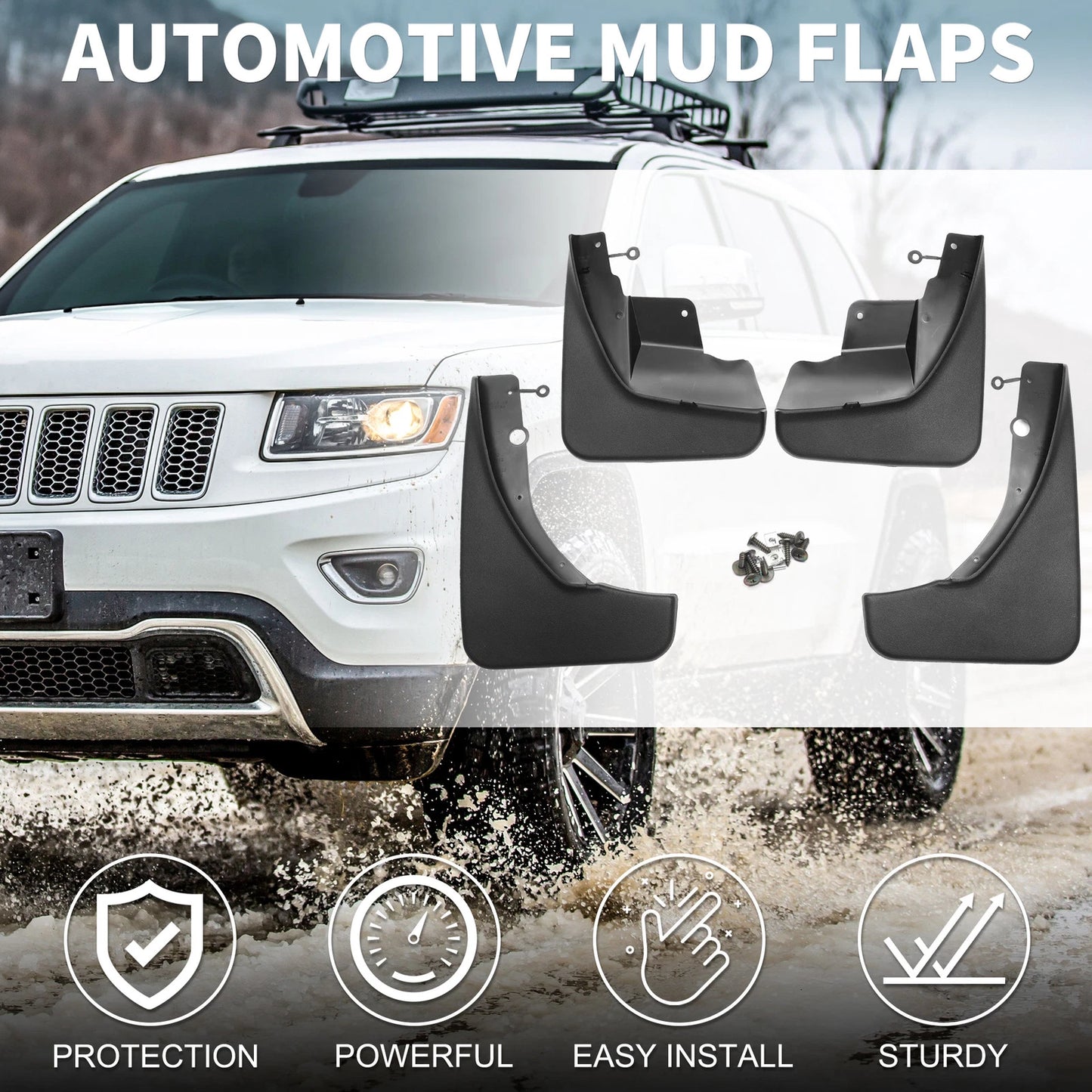 Mud Flap Splash Guard for Jeep Grand Cherokee (2011-2022)