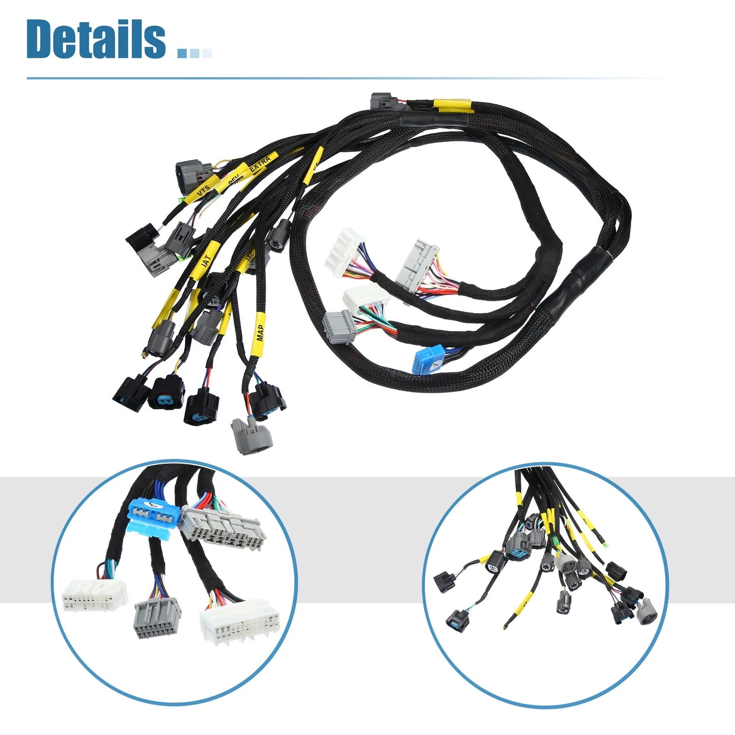 OBD2 Engine Wiring Harness for Honda Civic B16 B18 D16 (1992-2000)