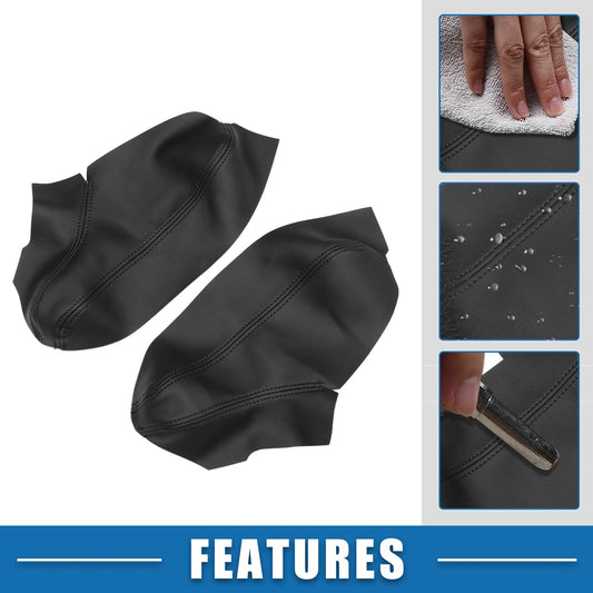 1x Front Door Panel Armrest Cover for Dodge Charger (2011 - 2019) Black