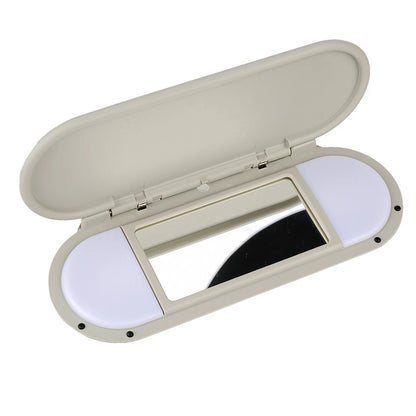 Grey Mirror Cover Sun Visor for BMW Mini F55 F56 F60 (2014-2022)