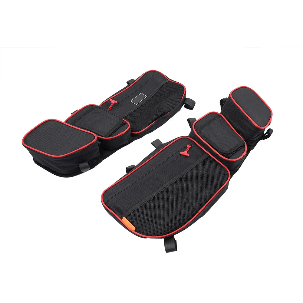 Front Side Door Storage Bags w/ Knee Pad for Can-Am Maverick X3 Turbo (17-24)