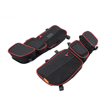 Front Side Door Storage Bags w/ Knee Pad for Can-Am Maverick X3 Turbo (17-24)