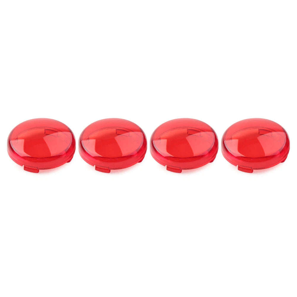 4 x Turn Signal Lens Light Covers for Harley Touring Softail Dyna