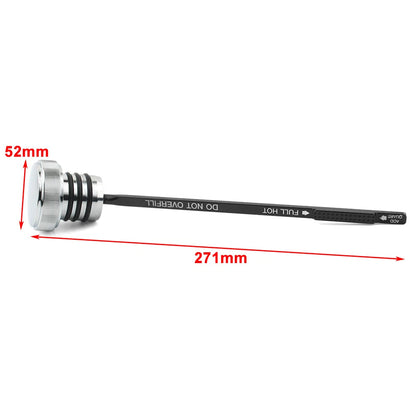 Chrome Oil Dipstick for Harley FXD FXDX FXDL Dyna (1999-2005)