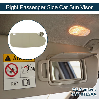 Right Passenger Side Sun Visor Assembly for Dodge Ram 1500 (2002 - 2005)