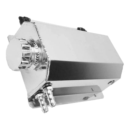 2L Aluminum Radiator Coolant Overflow Bottle for Universal Vehicles