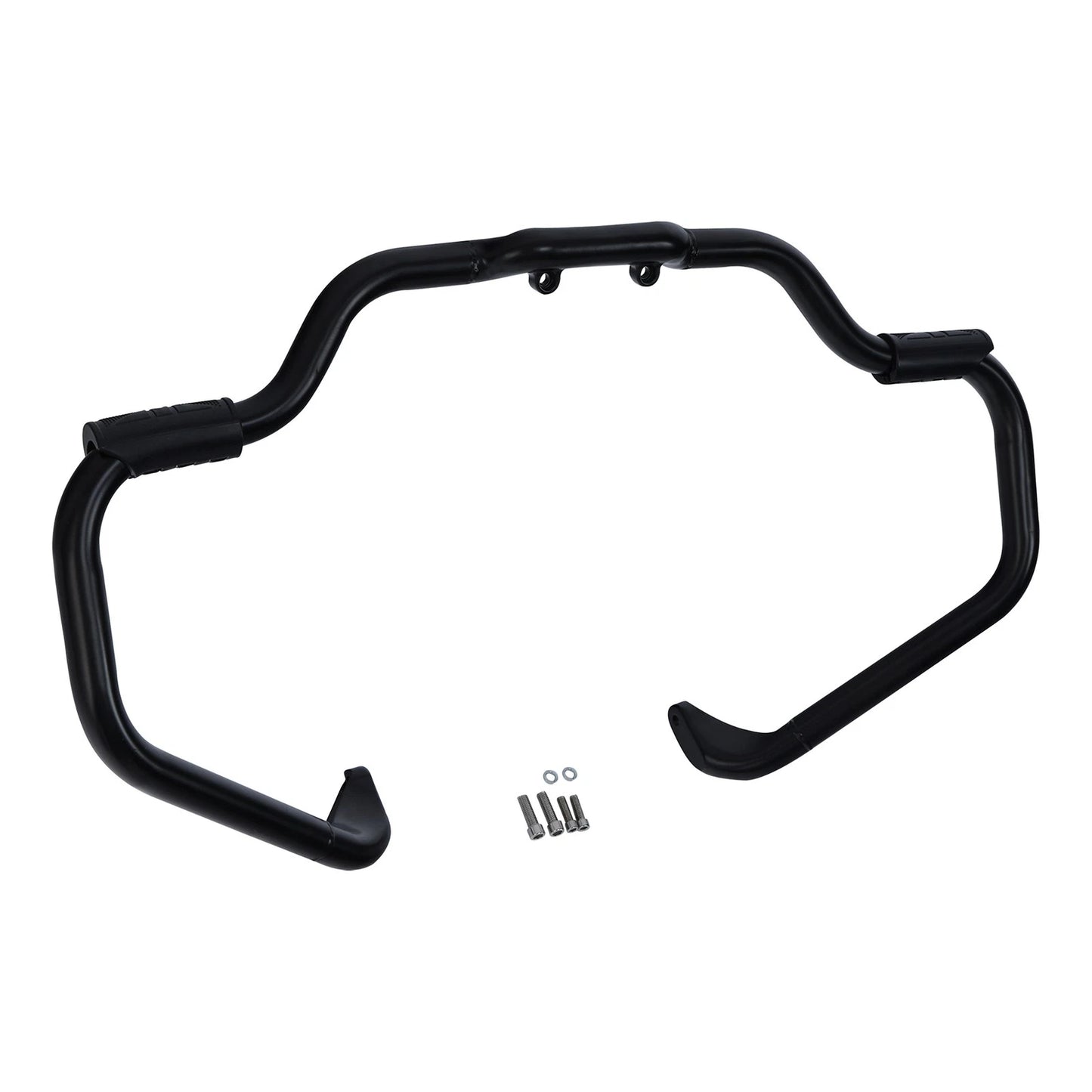 Chrome/Black Mustache Engine Guard Crash Bar for Indian Chieftain (2014-2025)