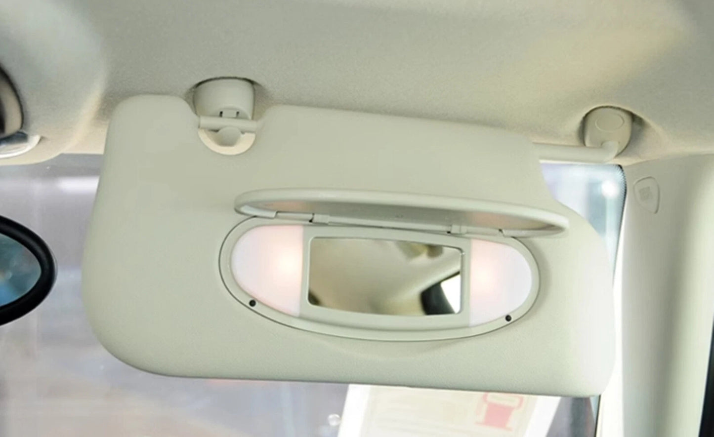 Sun Visor Mirror Cover for Mini Cooper R55 R58 R60 (2007-2014)