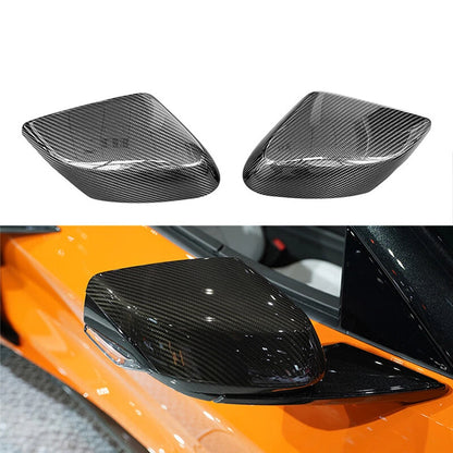 REAL Carbon Fiber Add-on Side Mirror Cover Caps for Corvette C8 2020-2024
