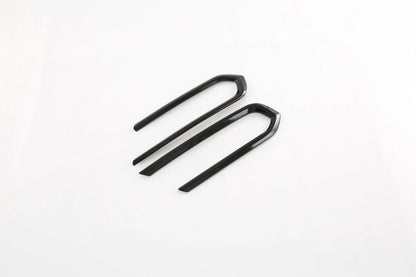 Eyebrow Front Fog Light Cover Trim for 2021-2023 Toyota Sienna Carbon Fiber 2 x pcs