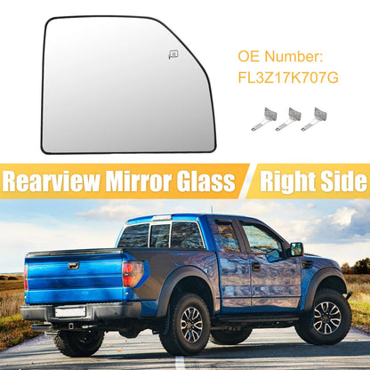 Heated Upper Towing Mirror Glass for Ford