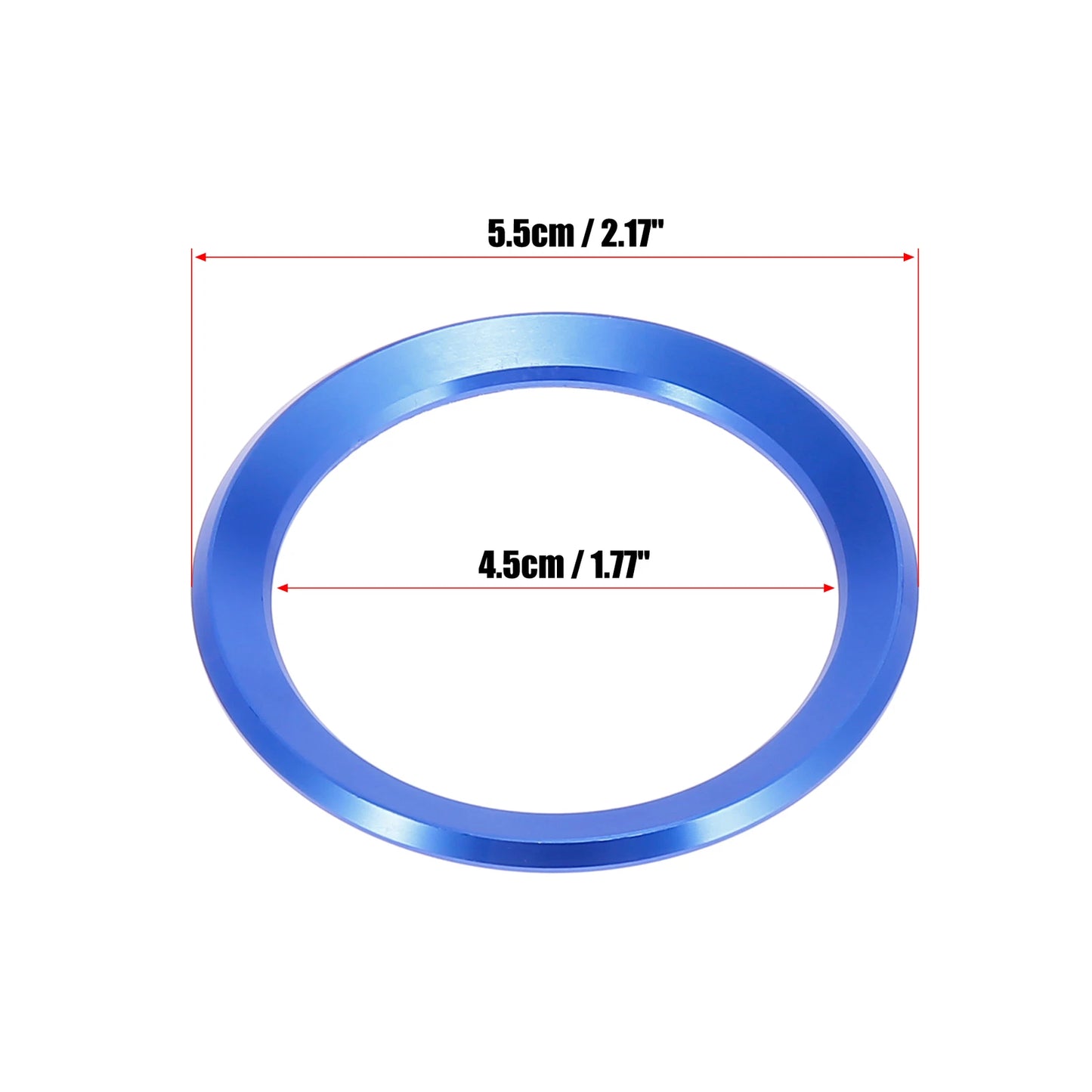 Blue Steering Wheel Decal Ring Cover Trim for BMW 1 3 5 7 Series X1 X3 X5 X6