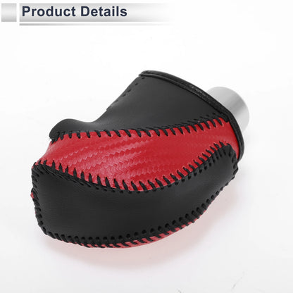 Red Carbon Fiber Gear Shift Knob Cover for Subaru Impreza (2017-2023)