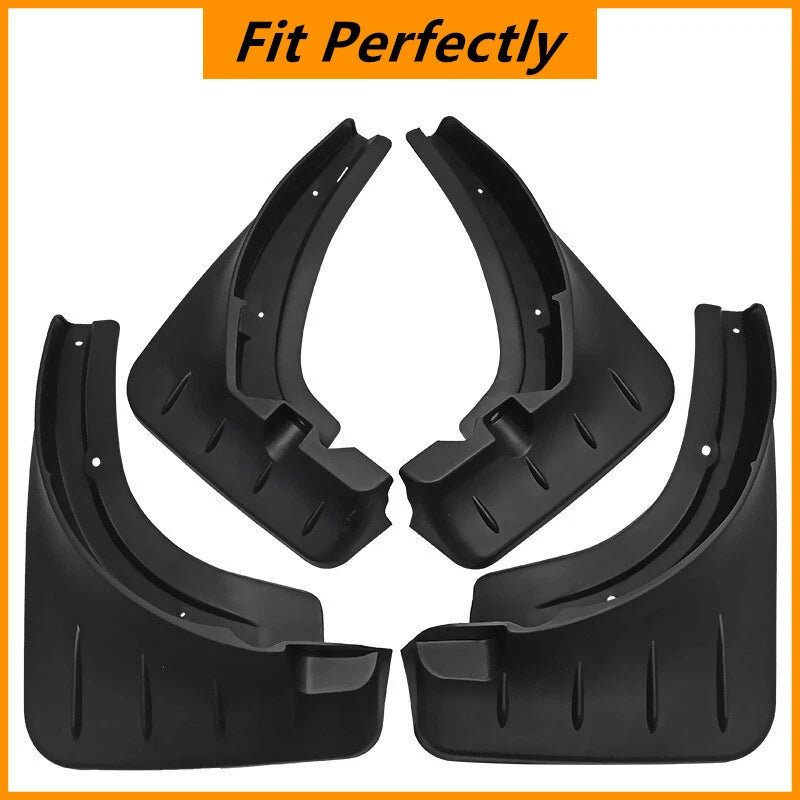 4Pcs Car Molded Splash Guards Mud Flaps Fender for Porsche Cayenne (2018–2023)
