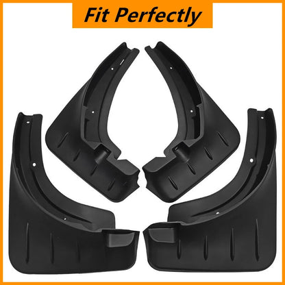 4Pcs Car Molded Splash Guards Mud Flaps Fender for Porsche Cayenne (2018–2023)