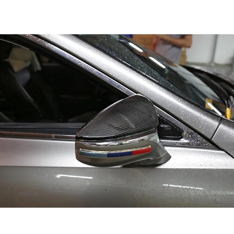 Real Carbon Fiber Replace Side Mirror Cover Caps For Lexus ES350 LS500 2018-24