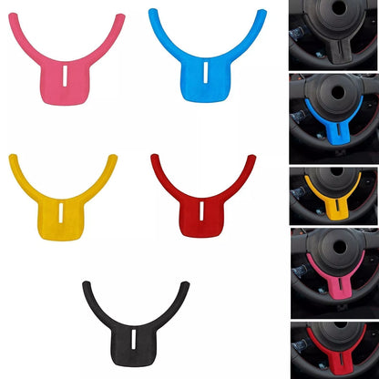 1pc Red Leather Steering Wheel Cover for Subaru BRZ, Toyota GT86 (2012-2020)