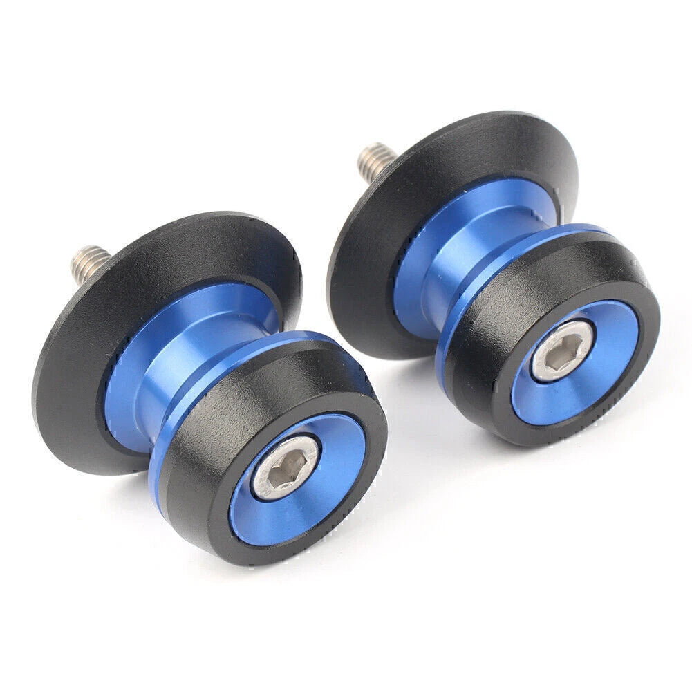 6mm Blue Swing Arm Spool Slider for Yamaha YZF R1 R3 R6 MT-09 MT-10
