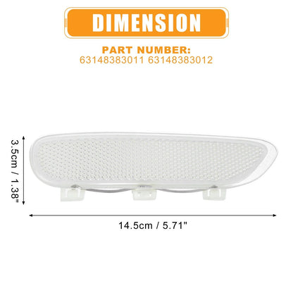 Front Bumper Reflector Side Marker for BMW 325Ci 330Ci 323Ci 328Ci (2000-2006)
