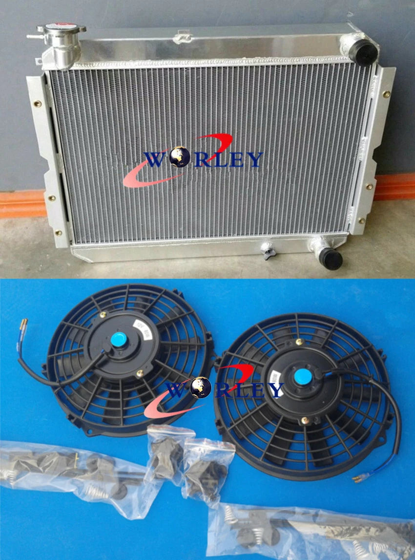 Radiator & Fans for Toyota LandCruiser 60 Series HJ60 HJ61 HJ62 (1980-1990)