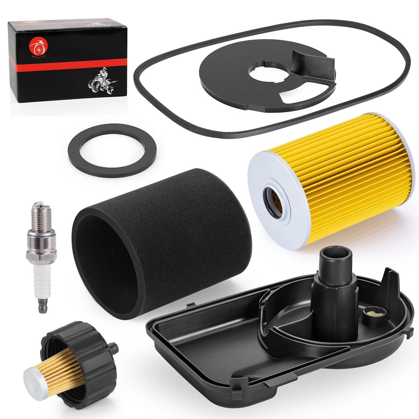 Air Box Cover & Air Fuel Filter for Yamaha G2 G8 G9 G11 Golf Cart (1985–1995)