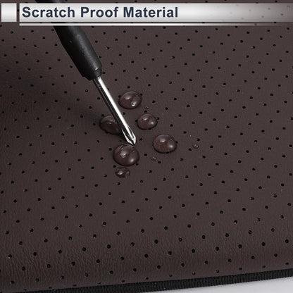 Car Center Console Cover for BMW X5 (2019-2024) - Dark Brown Storage Bag Set