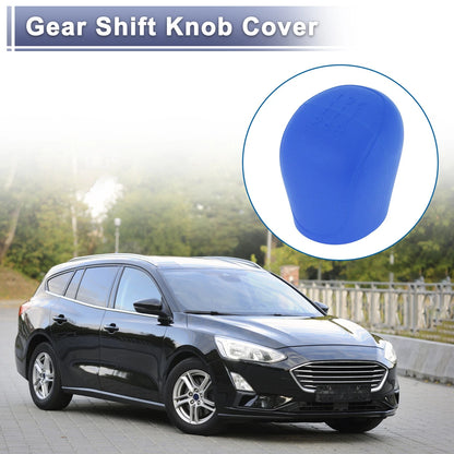 Blue Silicone Gear Shift Knob Cover for Ford C-Max (2007-2021)